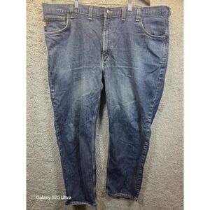 Carhartt‎ FR Jeans Mens 44x30 Blue Denim CAT 2 FR Utility Workwear
